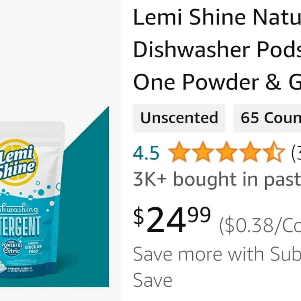 Dish washer detergent